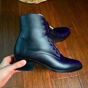 Christy Dawn “Dawn Boots” in Noir Leather